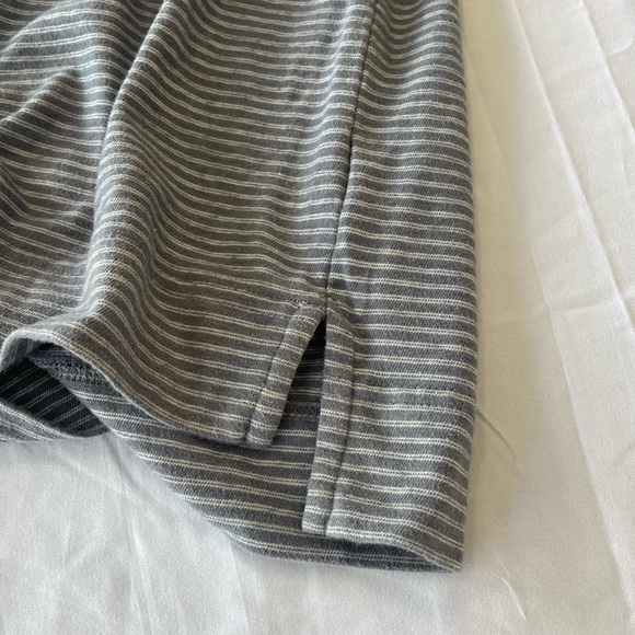 Johnnie-O Quarter Zip Striped Blue/Gray Size Small - Picture 3 of 6